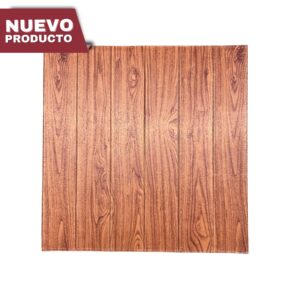 Panel 3d Rojo madera