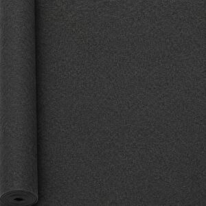 Alfombra En Rollo Color Negro Pazy (Punzonada) Modelo 501 Mao