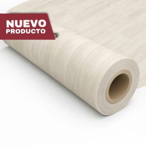 Piso Vinílico en Rollo Madera Blanca | Modelo: Beech White