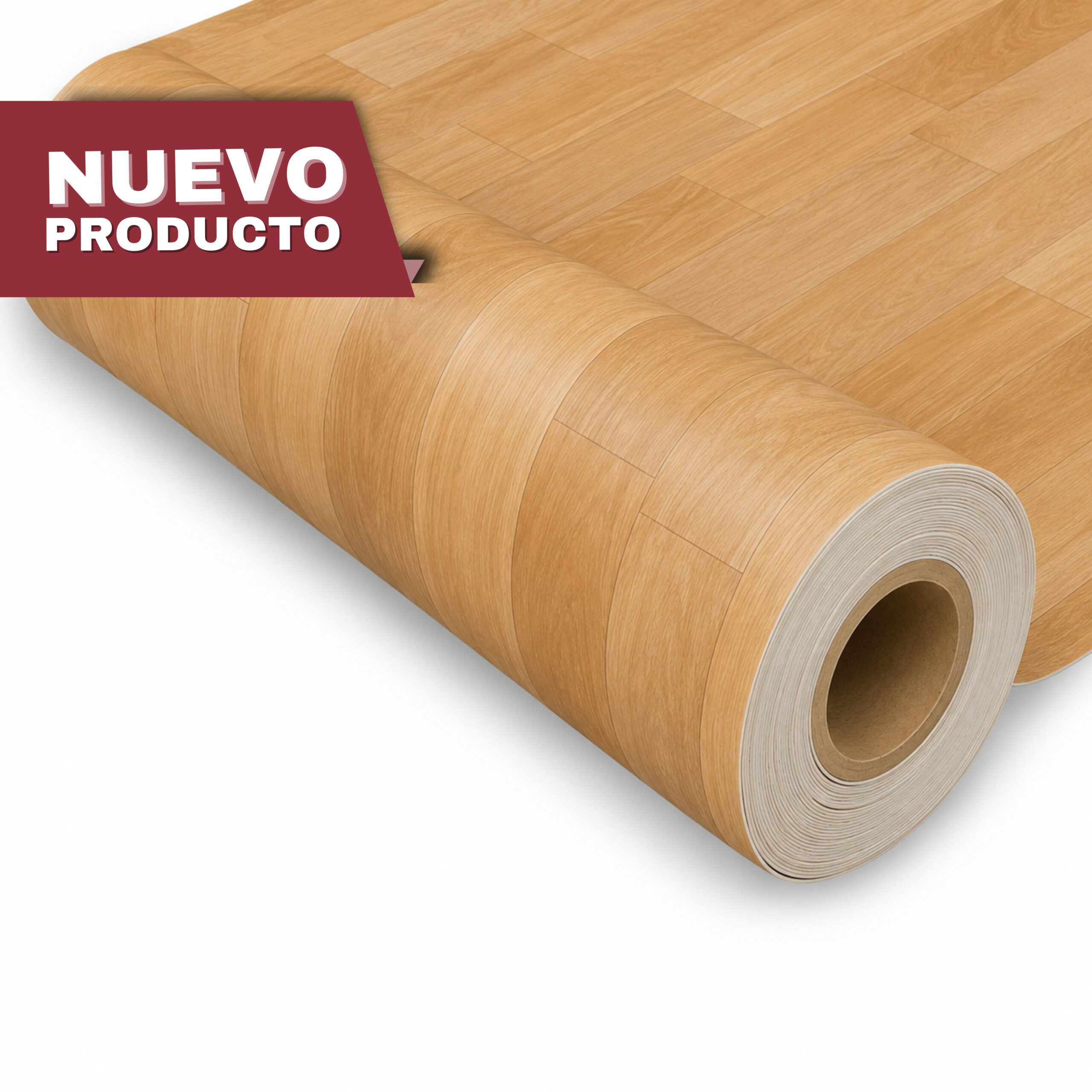 Piso Vinílico En Rollo Madera Beige Natural | Modelo: Beech Beige Brown