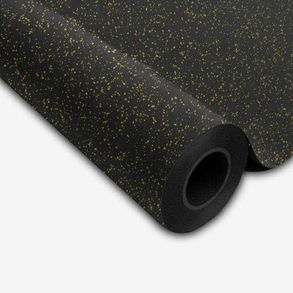 piso de gimnasio negro con puntos amarillos textura